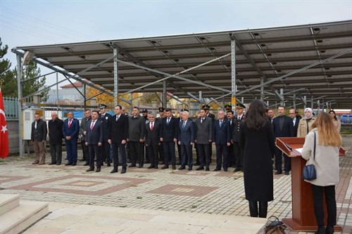 İlçemizde 10 Kasım Atatürk’ü Anma Töreni Düzenlendi.